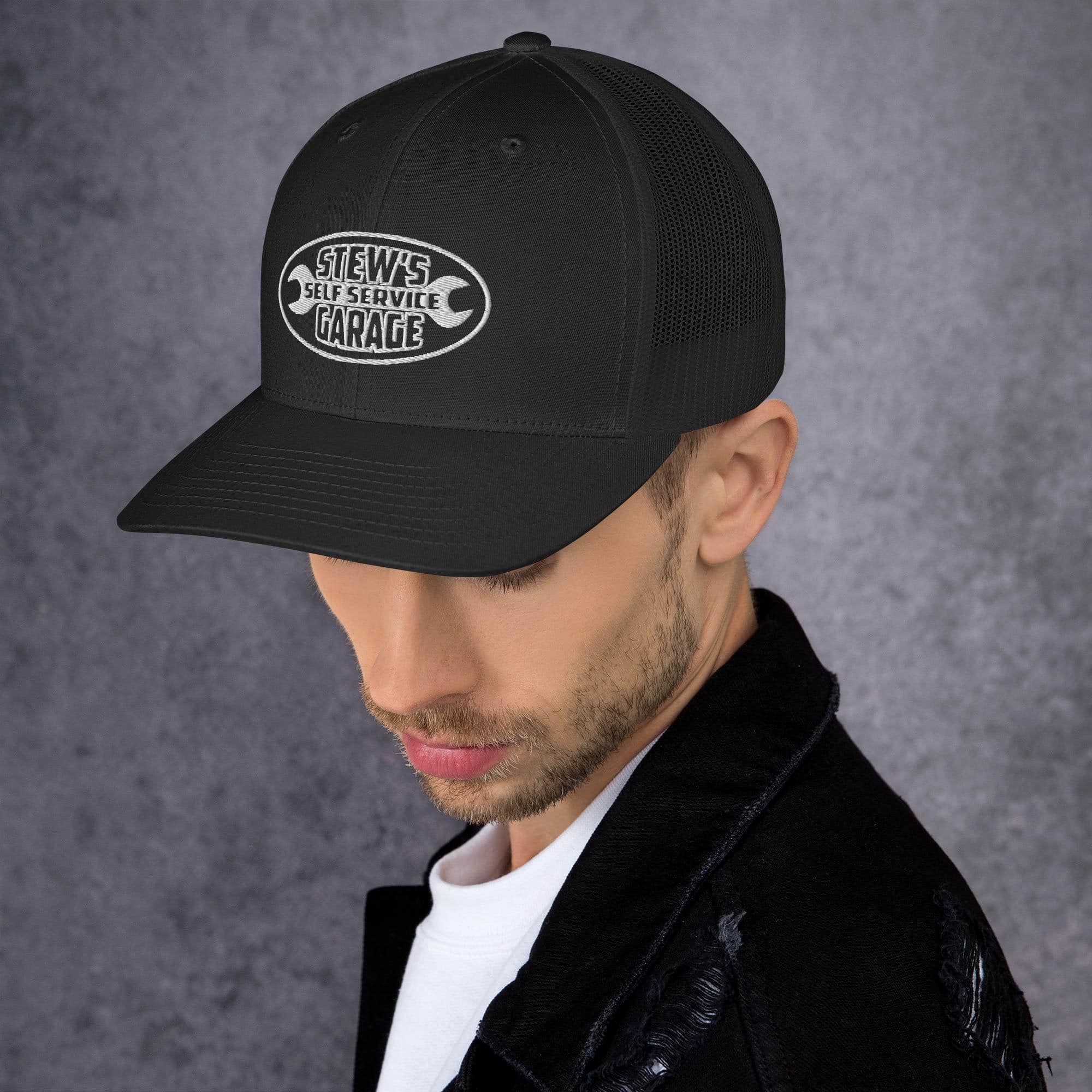 Stews Garage Logo Trucker Hat | Stews Garage